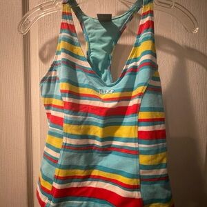 Nike Multicolor Striped Tank Top